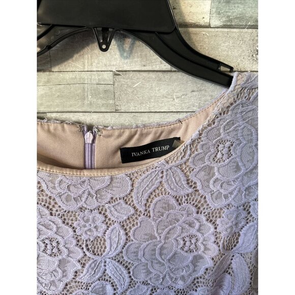 Women’s Ivanka Trump Dress Floral Lavender Purple Plus Size 16 - Picture 10 of 16